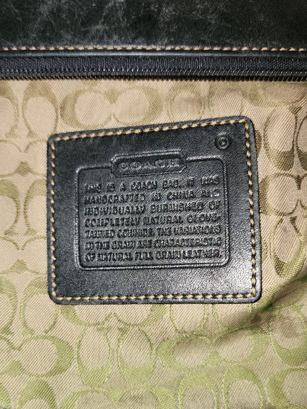 Coach Leatherware EST 1941 Vintage Black Leather Wristlet Pouch. - Picture 5 of 12